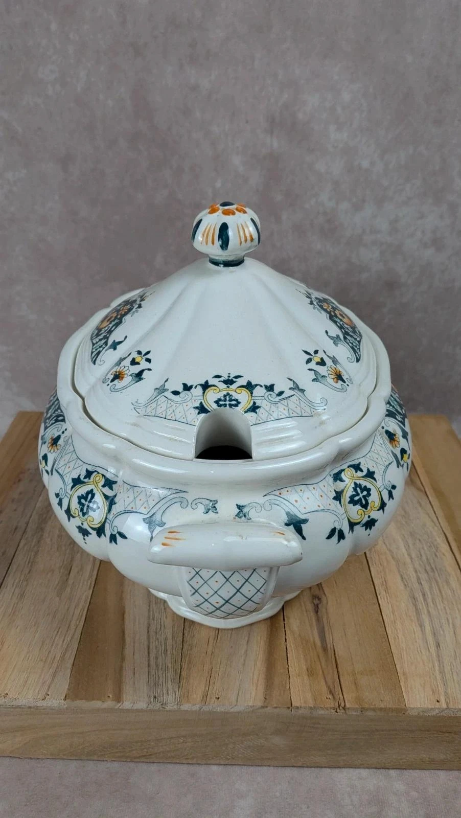Grande soupière vintage Longchamp – photo 7